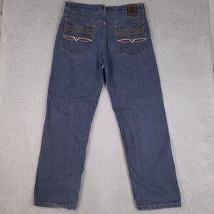 Vintage XMC Jeans Mens 39 x 32‎ Blue Denim Baggy Leg Hip Hop